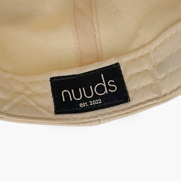 NWOT NUUDS "Real Bodies" Unisex Snapback Hat (Black/Cream | O/S) - Picture 10 of 11